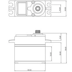 ProTek RC 100T Standard Digital "High Torque" Metal Gear Servo -ProTek RC Sales 2022 ptk 100t 3