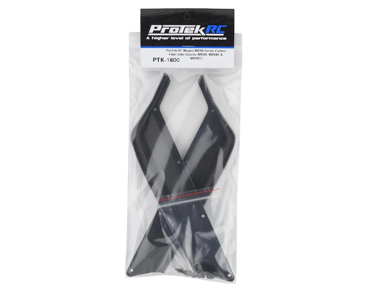 ProTek RC Mugen MBX8 Series Carbon Fiber Side Guards (MBX8 & MBX8E) 4 ProTek RC Mugen MBX8 Series Carbon Fiber Side Guards (MBX8 & MBX8E) - Image 2