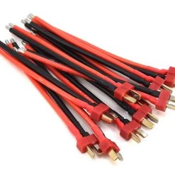ProTek RC Bulk Pack T-Style Male Pigtail (10) (14awg)