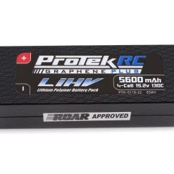 ProTek RC 4S 130C Low IR Silicon Graphene HV LCG LiPo Battery (15.2V/5600mAh) w/5mm Connector (ROAR Approved)