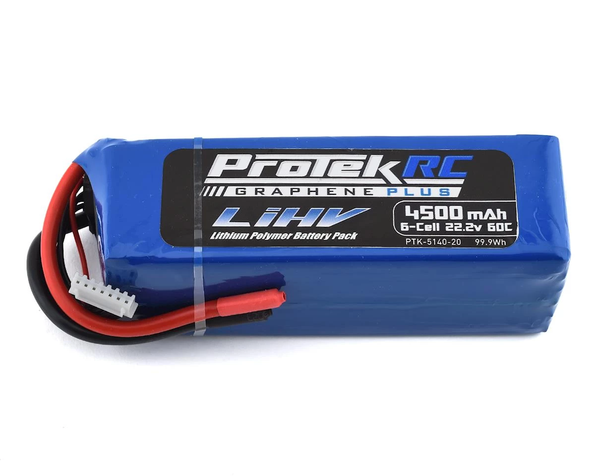 ProTek RC 6S 60C Si-Graphene + HV LiPo Battery (22.2V/4500mah) 3 ProTek RC 6S 60C Si-Graphene + HV LiPo Battery (22.2V/4500mah)