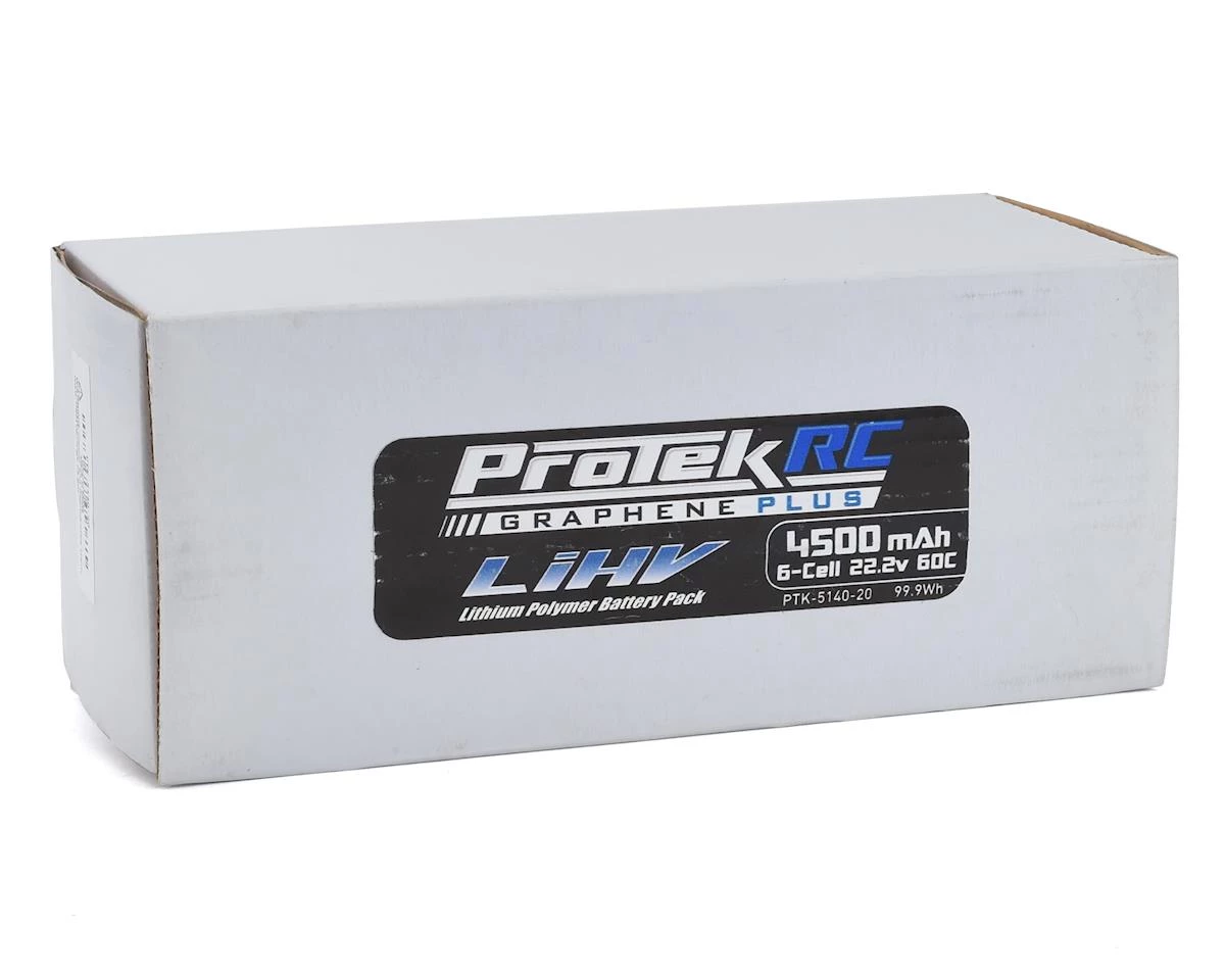 ProTek RC 6S 60C Si-Graphene + HV LiPo Battery (22.2V/4500mah) 4 ProTek RC 6S 60C Si-Graphene + HV LiPo Battery (22.2V/4500mah) - Image 2