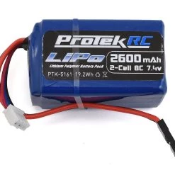 ProTek RC LiPo Kyosho & Tekno Hump Receiver Battery Pack (7.4V/2600mAh) (w/Balancer Plug)