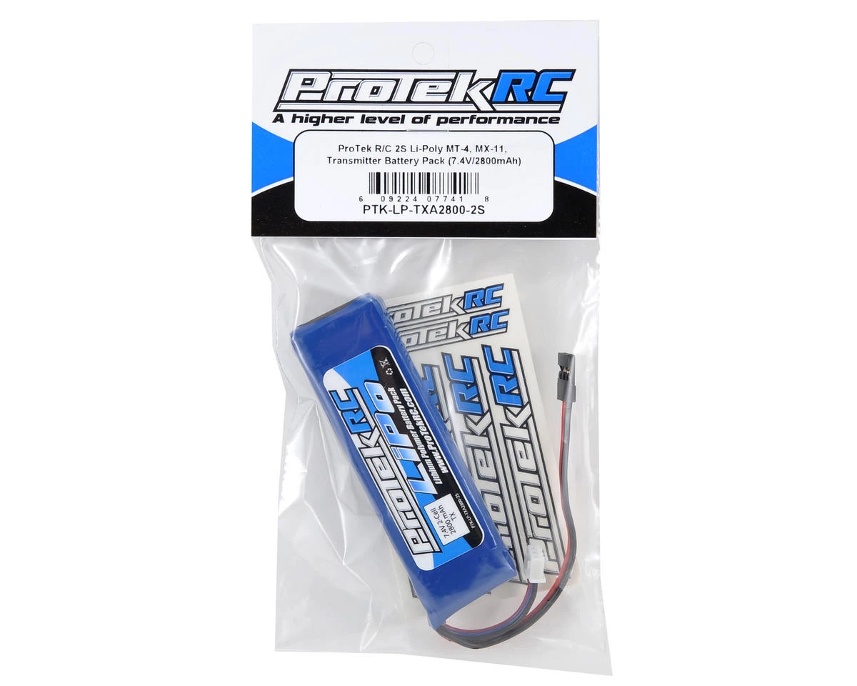 ProTek RC LiPo Transmitter Battery (7.4V/2800mAh) (MT-4, MT-4S, M11X, M12, M12S) (MT-S) (EX RR) 4 ProTek RC LiPo Transmitter Battery (7.4V/2800mAh) (MT-4, MT-4S, M11X, M12, M12S) (MT-S) (EX RR) - Image 2