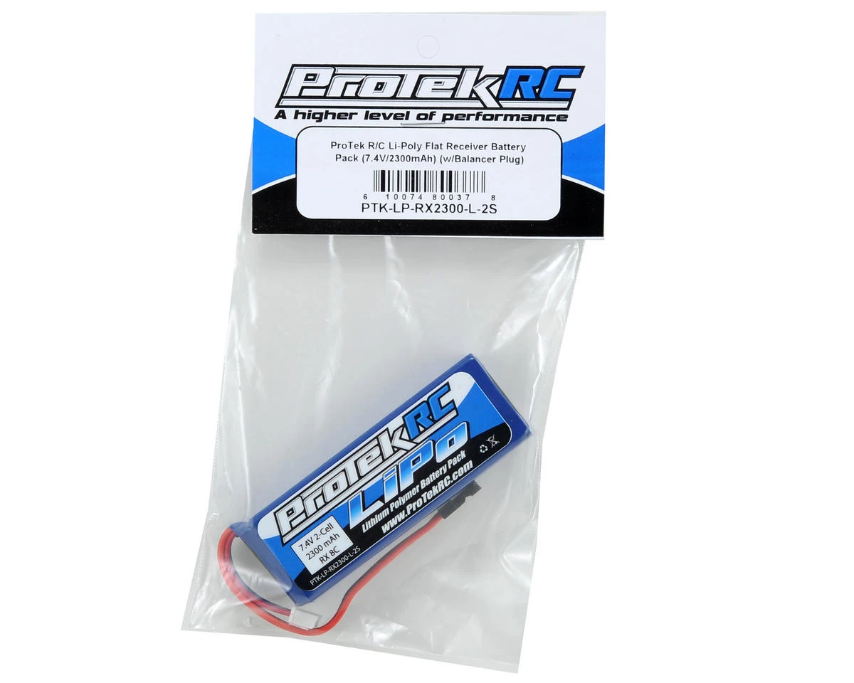 ProTek RC LiPo Receiver Battery Pack (7.4V/2300mAh) (Mugen/AE/8ight-X) (w/Balance Plug) 4 ProTek RC LiPo Receiver Battery Pack (7.4V/2300mAh) (Mugen/AE/8ight-X) (w/Balance Plug) - Image 2