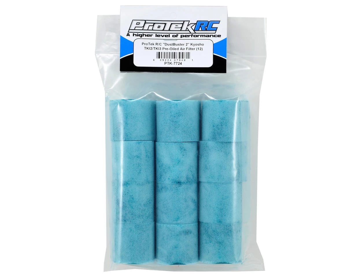 ProTek RC "DustBuster 2" Kyosho MP10 & MP9 Pre-Oiled Air Filter Foam (12) 4 ProTek RC "DustBuster 2" Kyosho MP10 & MP9 Pre-Oiled Air Filter Foam (12) - Image 2