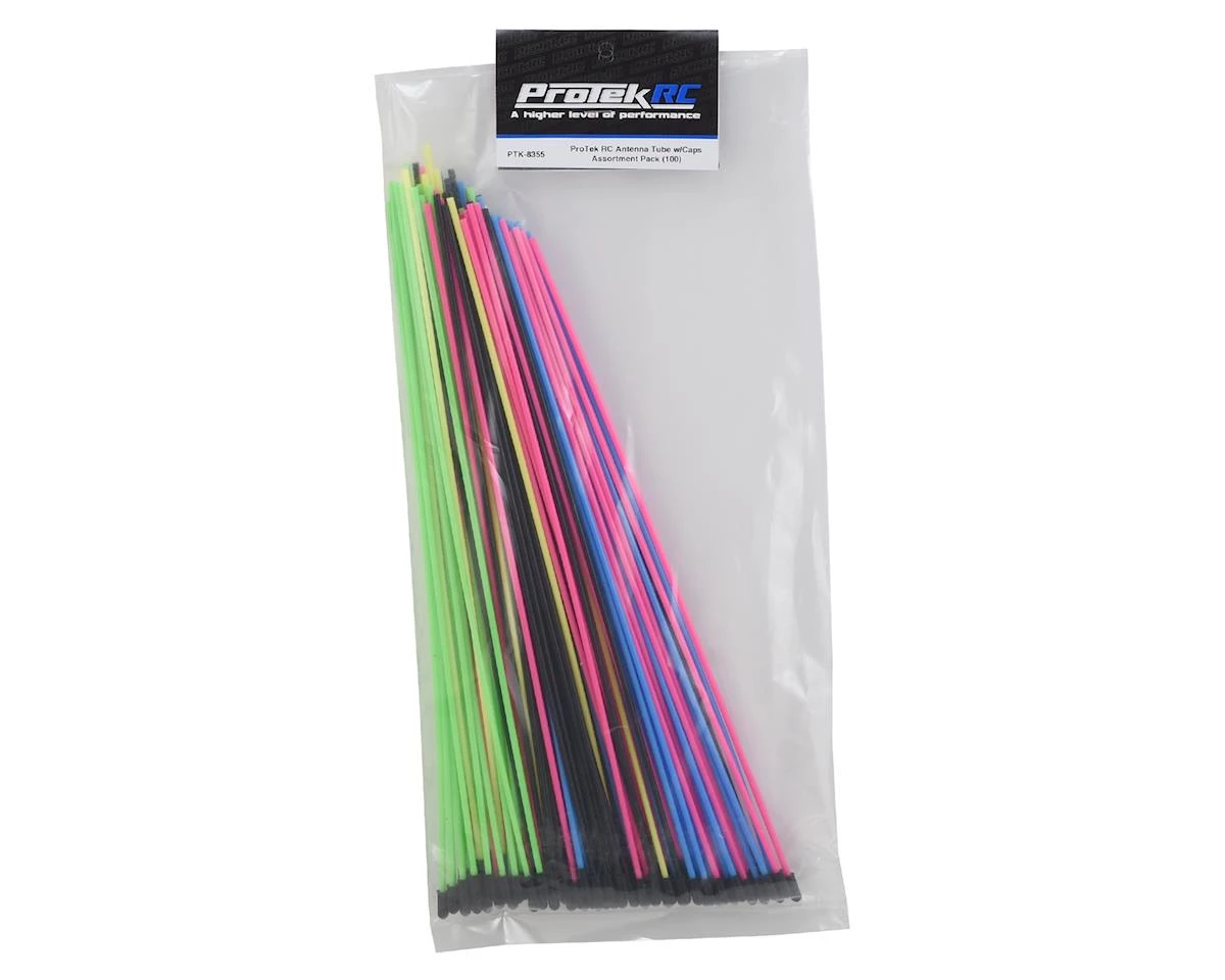 ProTek RC Antenna Tube w/Caps Assortment Pack (100) 4 ProTek RC Antenna Tube w/Caps Assortment Pack (100) - Image 2