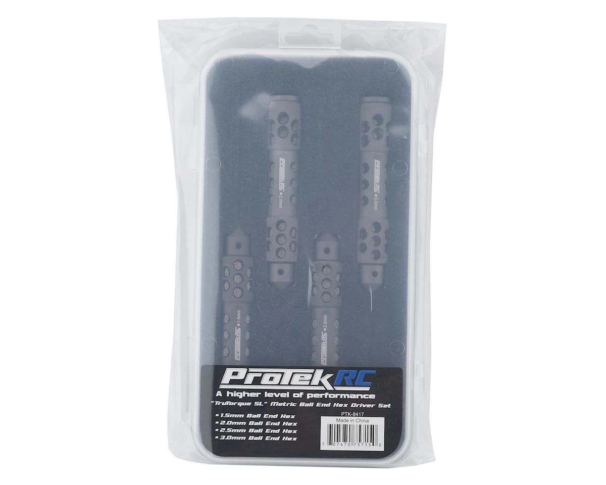 ProTek RC "TruTorque SL" Metric Ball End Hex Driver Set (4) (1.5mm, 2.0mm, 2.5mm, 3.0mm) 4 ProTek RC "TruTorque SL" Metric Ball End Hex Driver Set (4) (1.5mm, 2.0mm, 2.5mm, 3.0mm) - Image 2
