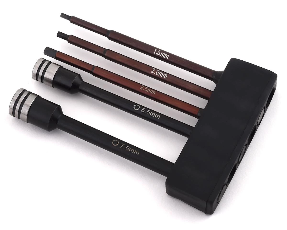 ProTek RC "TruTorque" 5-Piece 1/4" Drive Hex & Nut Driver Set (1.5, 2.0, 2.5mm Hex & 5.5, 7mm Nut Driver) 4 ProTek RC "TruTorque" 5-Piece 1/4" Drive Hex & Nut Driver Set (1.5, 2.0, 2.5mm Hex & 5.5, 7mm Nut Driver) - Image 2